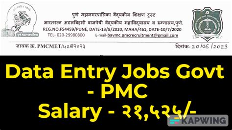 entry level pmc jobs.